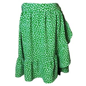 Michael MICHAEL Kors NWOT Butterfly 🦋 Print Wrap Skirt, Size Large